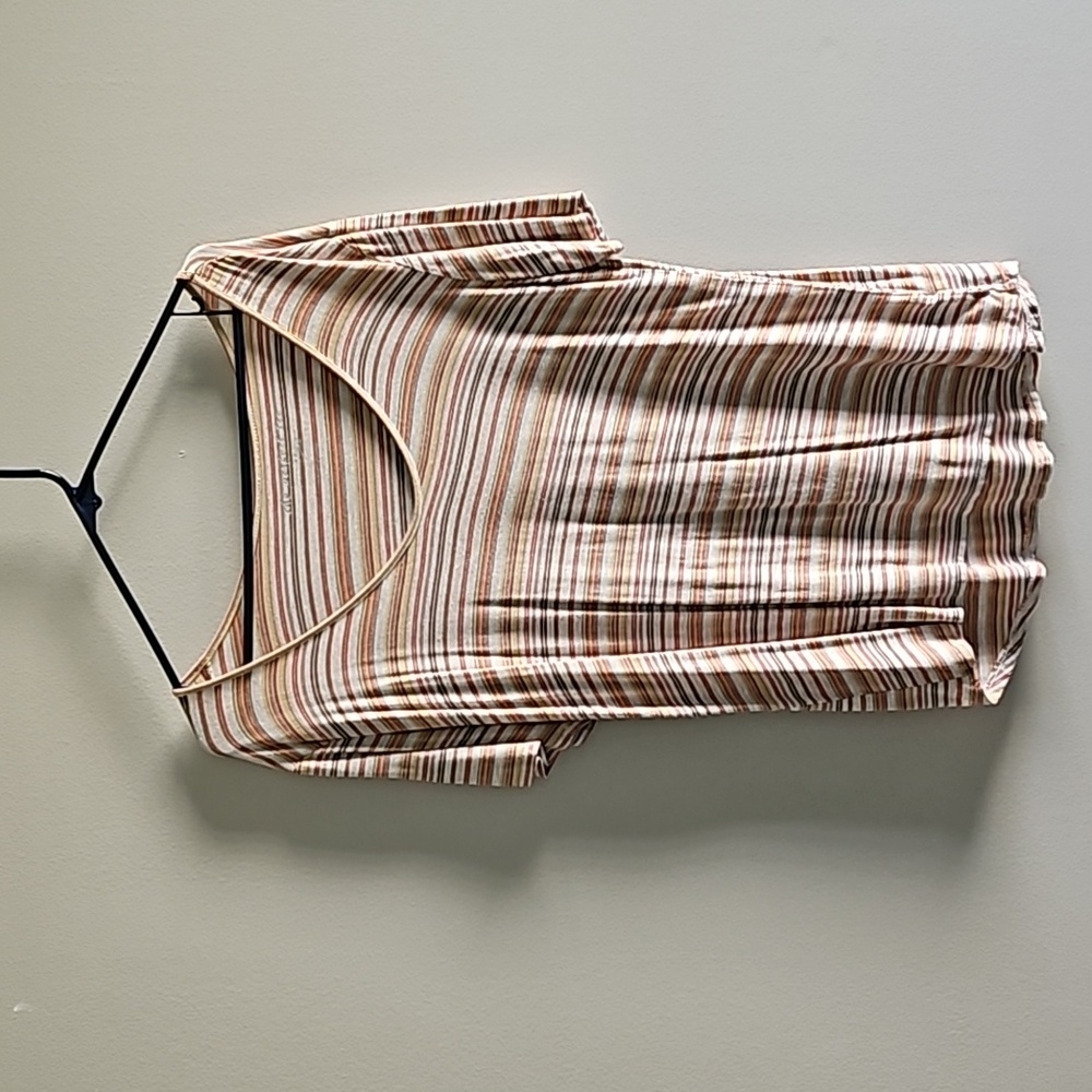 Como Vintage Striped Tee Size L